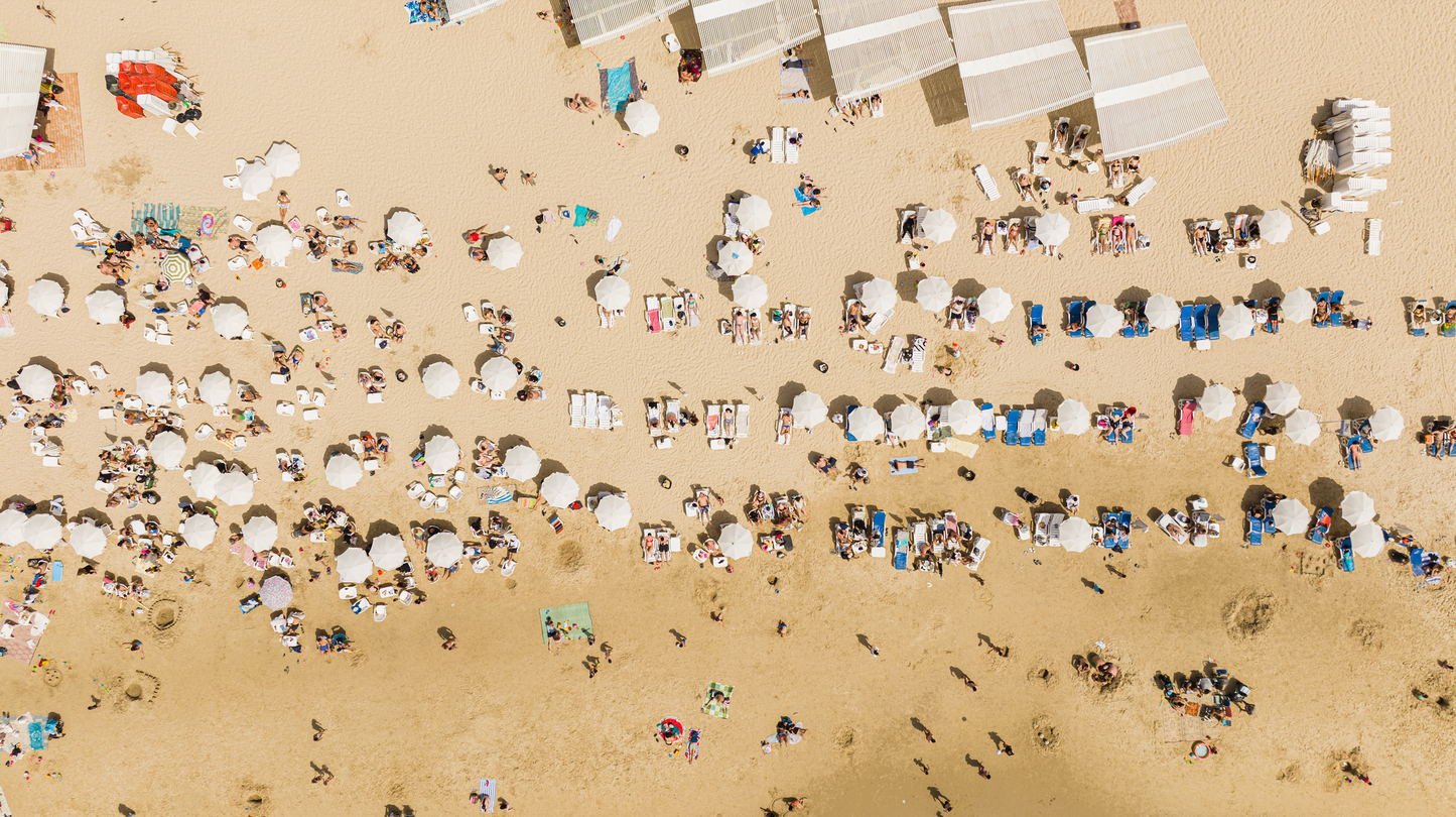 Brollys on the beach 2