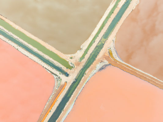 Pink salt Lake