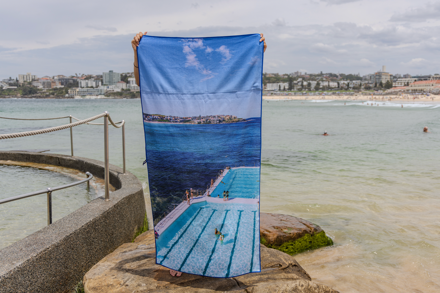 Bergy Blues - Beach Towel