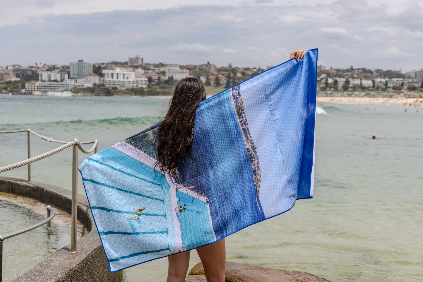 Bergy Blues - Beach Towel