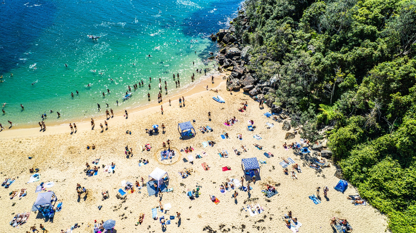 Playing at Shelly Beach